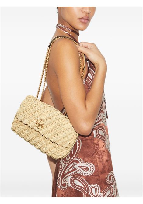 borsa a spalla kira in rafia beige tory burch - donna TORY BURCH | 175033254